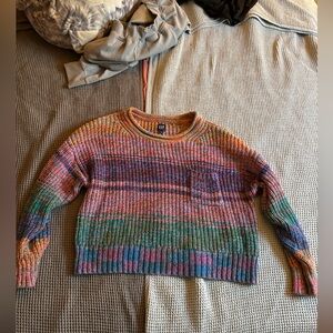 Rainbow sweater from Gap
